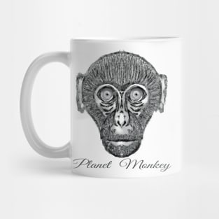 Bored Ape on Planet Monkey Mug